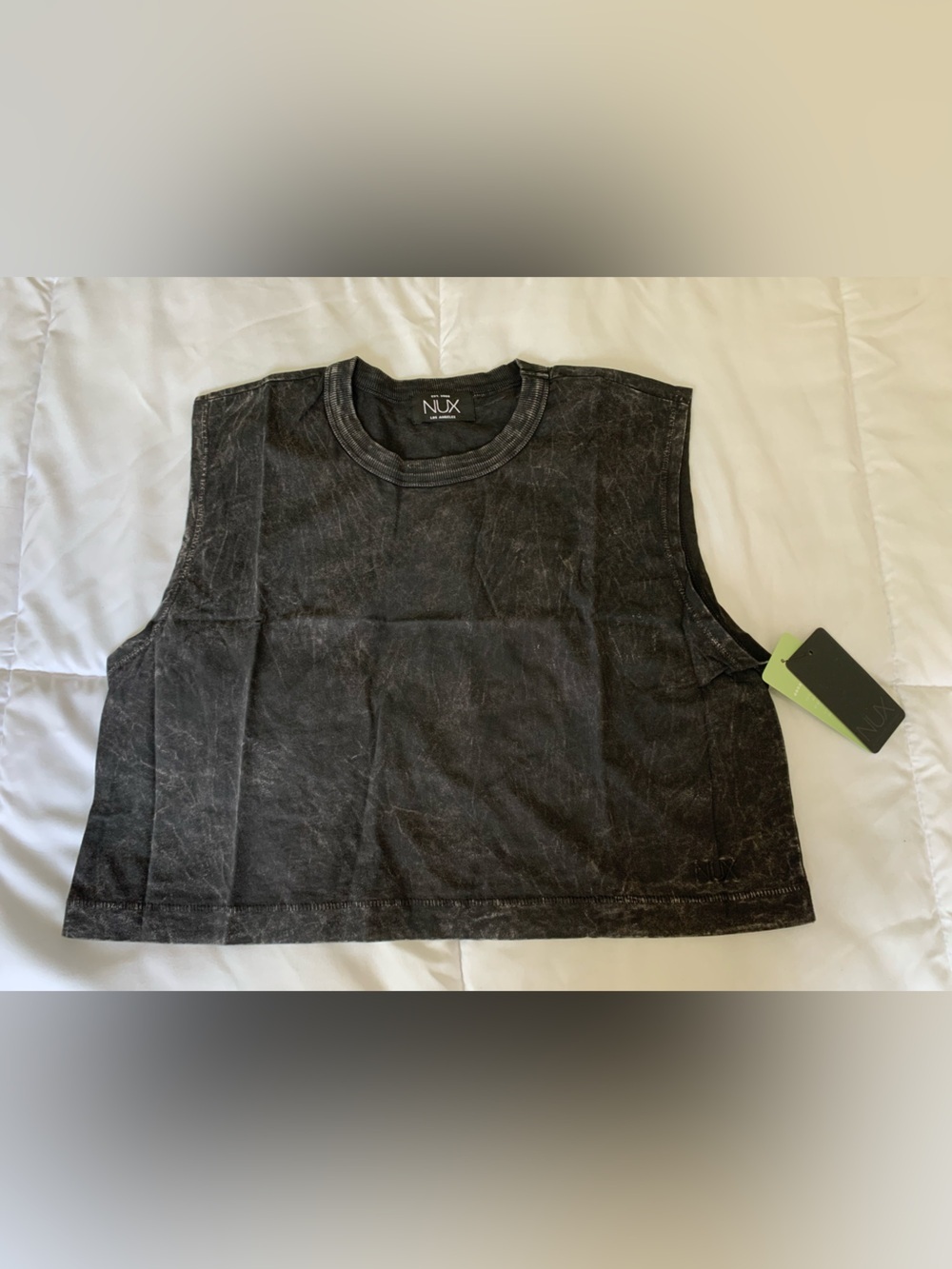 New with tags NUX crop tank womens size S
